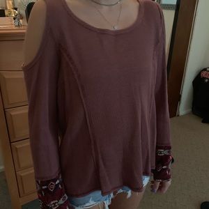Burgundy long sleeve